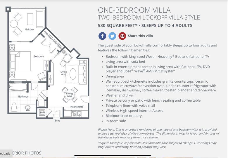 The Westin Kierland - One Bedroom Villa - Scottsdale, Arizona