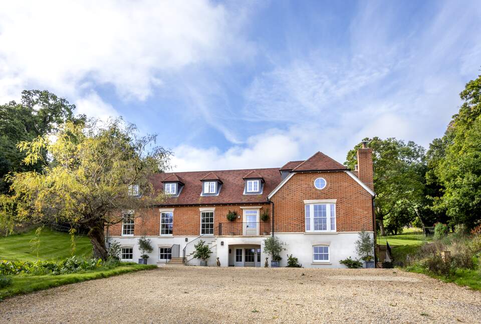 The front of the house