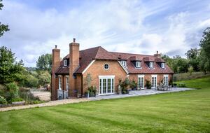 South facing terrace at the back of the house