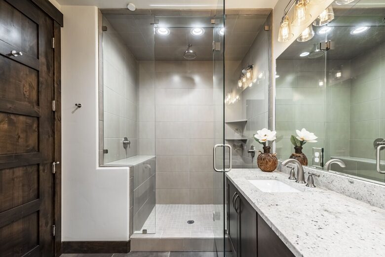 WOW shower in master suite