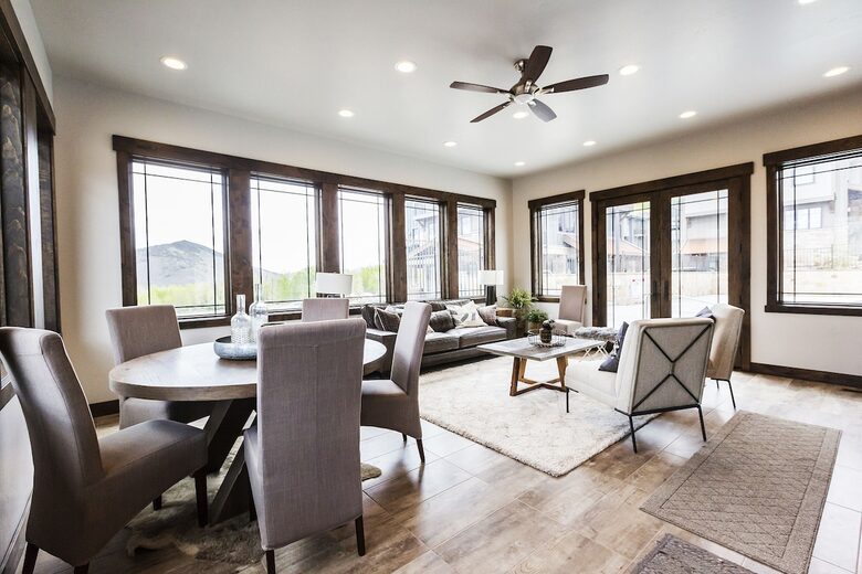 Club house by the year-around heated pool