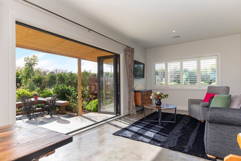 Open up the French doors and enjoy birdsong and a view of the garden