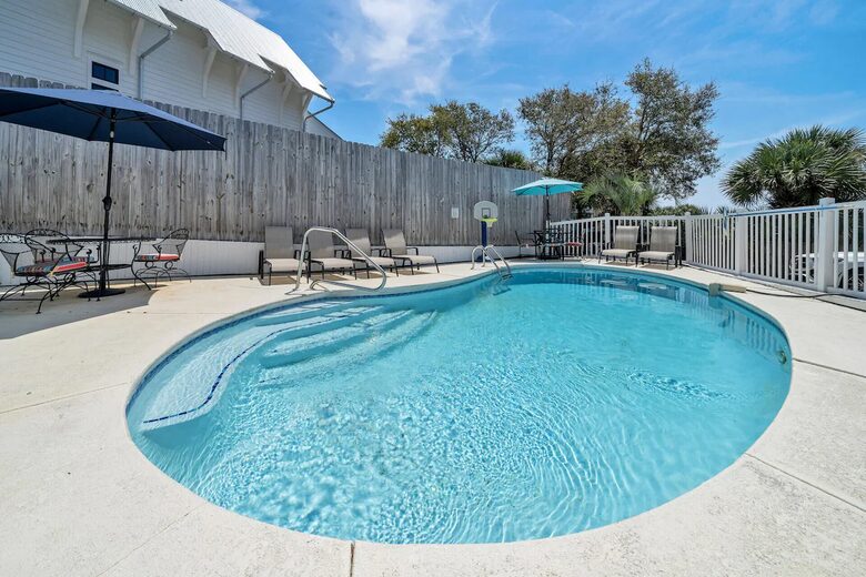 Paradise Lookout Beach Home | Private Heated Pool, 4 min walk to Beach, Amazing Views, Sky Deck - Inlet Beach, Florida