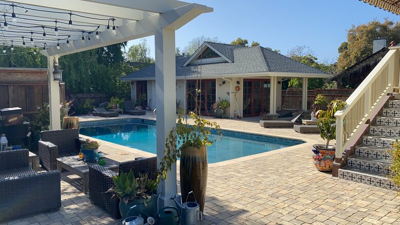 Pool and cabana
