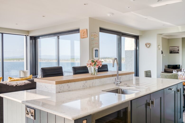 Oceanfront Cliff House with a Tennis Court - Rossnowlagh, Ireland