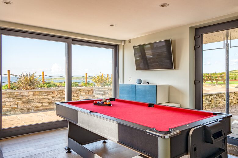 Oceanfront Cliff House with a Tennis Court - Rossnowlagh, Ireland