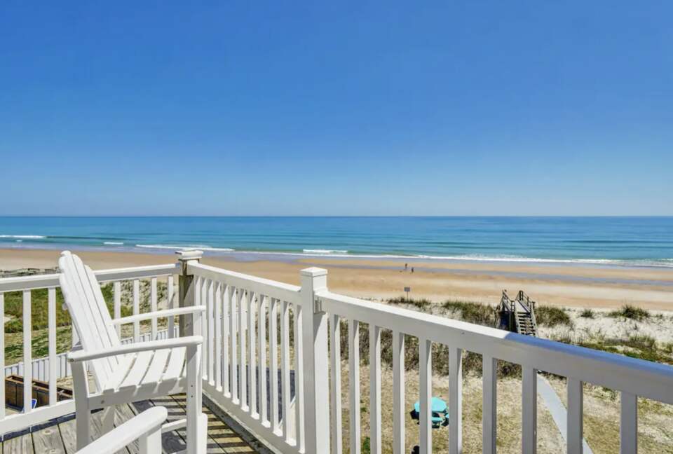 Sunrise Sands | Beachfront Retreat with Elevator - North Topsail Beach, North Carolina