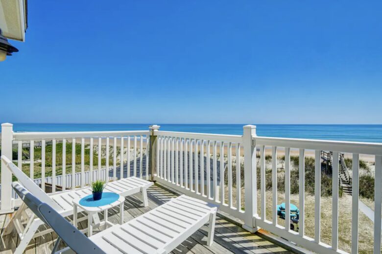 Sunrise Sands | Beachfront Retreat with Elevator - North Topsail Beach, North Carolina