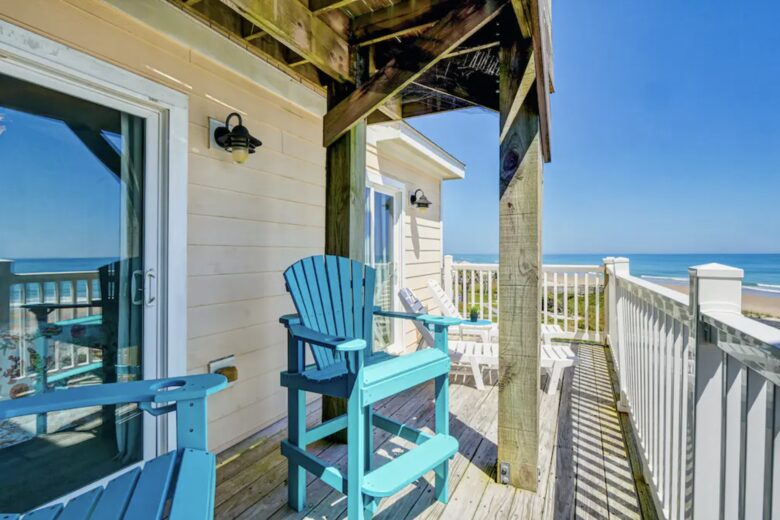 Sunrise Sands | Beachfront Retreat with Elevator - North Topsail Beach, North Carolina