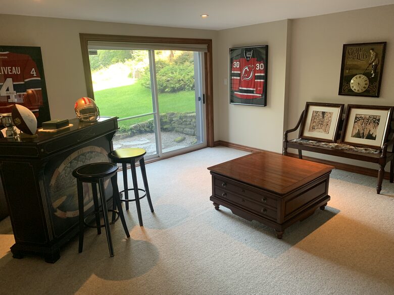 Basement playroom