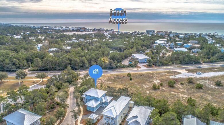 Modern home w/ shared pool | 8 minute walk to beach - Santa Rosa Beach, Florida