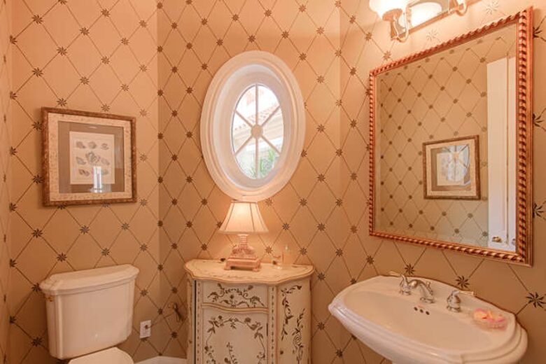 Guest half bathroom
