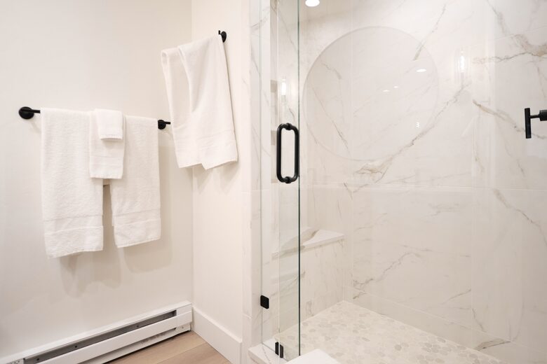 Master shower