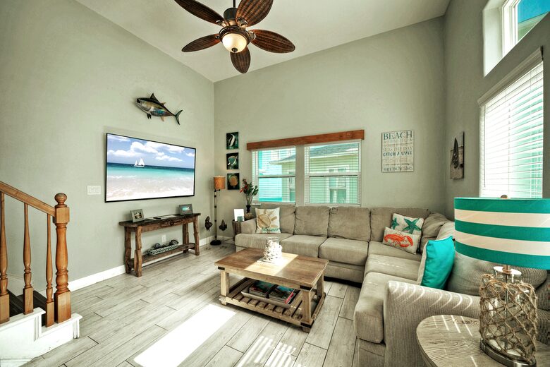 Una vacanza a Port Aransas ideale per le famiglie | Con vista sull'oceano, passerella sulla spiaggia e piscina - Port Aransas, Texas