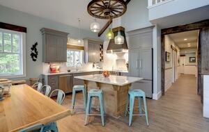 Luxury Lakefront Cottage | With Sandy Beach, Hot Tub, SUP, & Dock - Traverse City, Michigan