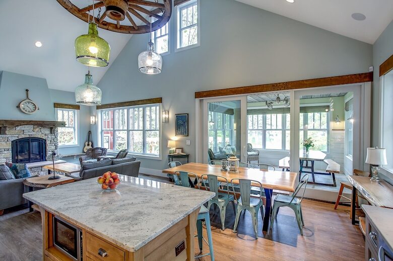 Luxury Lakefront Cottage | With Sandy Beach, Hot Tub, SUP, & Dock - Traverse City, Michigan