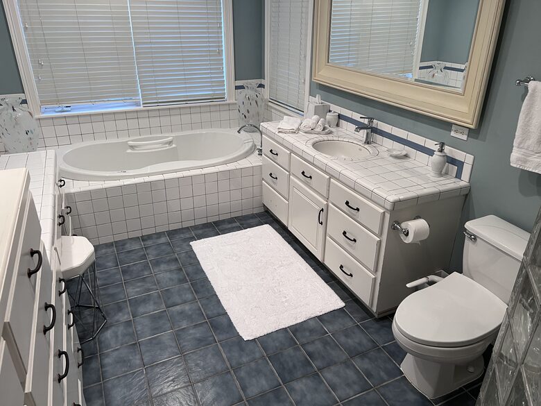 Downstairs Primary On Suite Bathroom