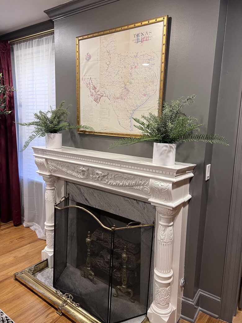 Poker Parlor Fireplace