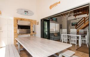 Outdoor braai area