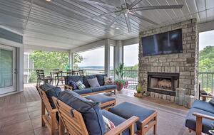Luxe Osage Beach Lake House w/ Dock & Fire Pit - Osage Beach, Missouri