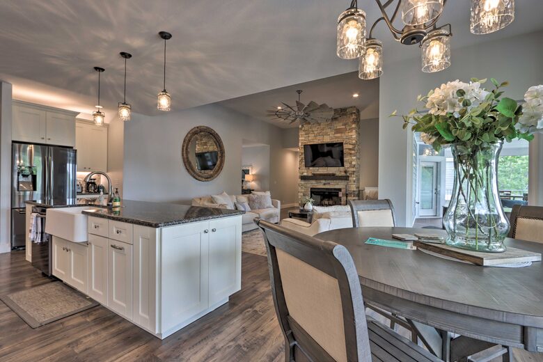 Luxe Osage Beach Lake House w/ Dock & Fire Pit - Osage Beach, Missouri