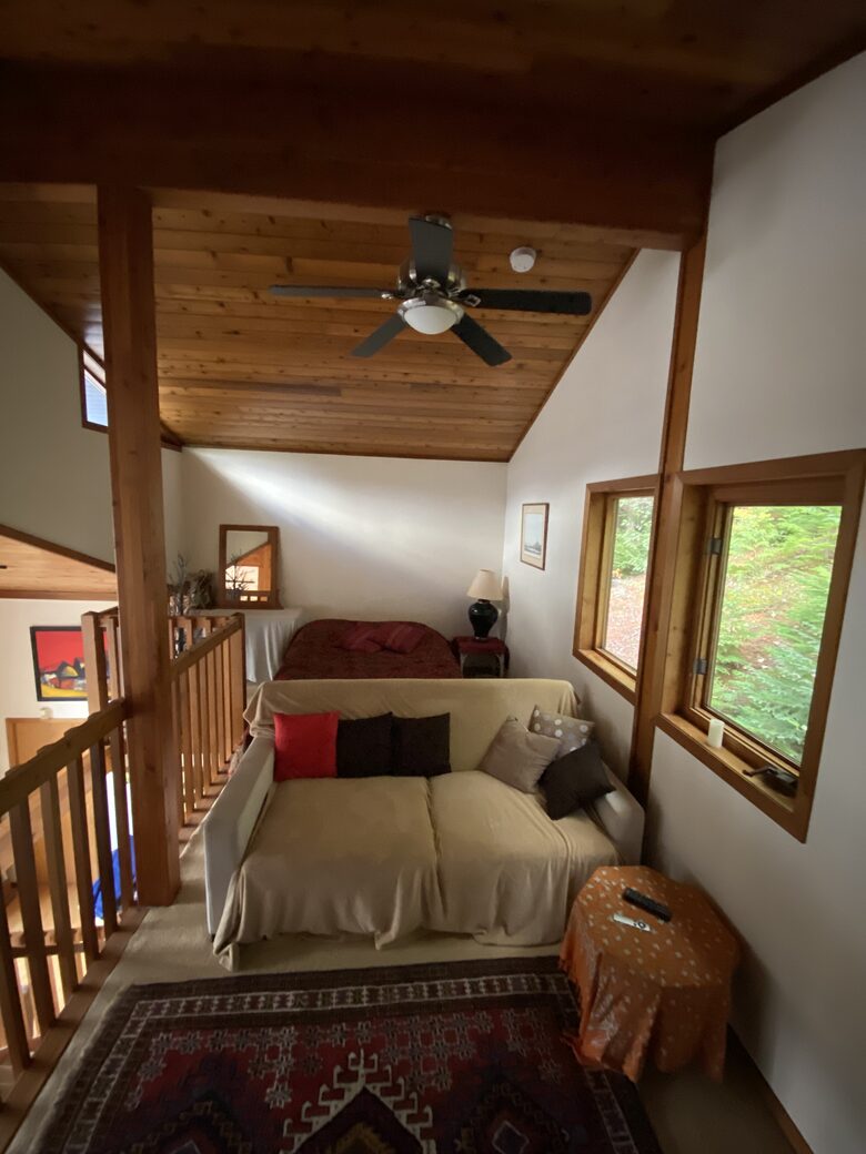 Loft (bed in background)
