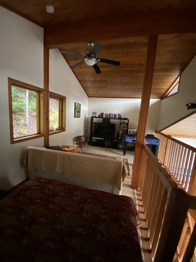 Loft and TV space