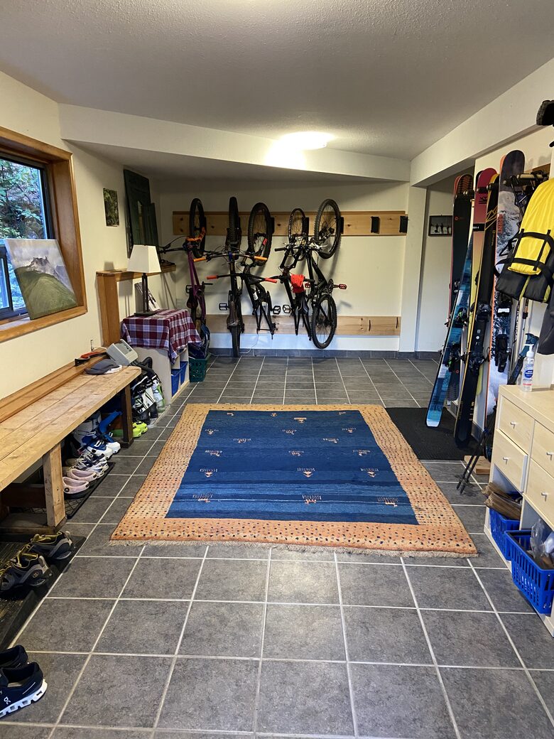 Boot and equipment room