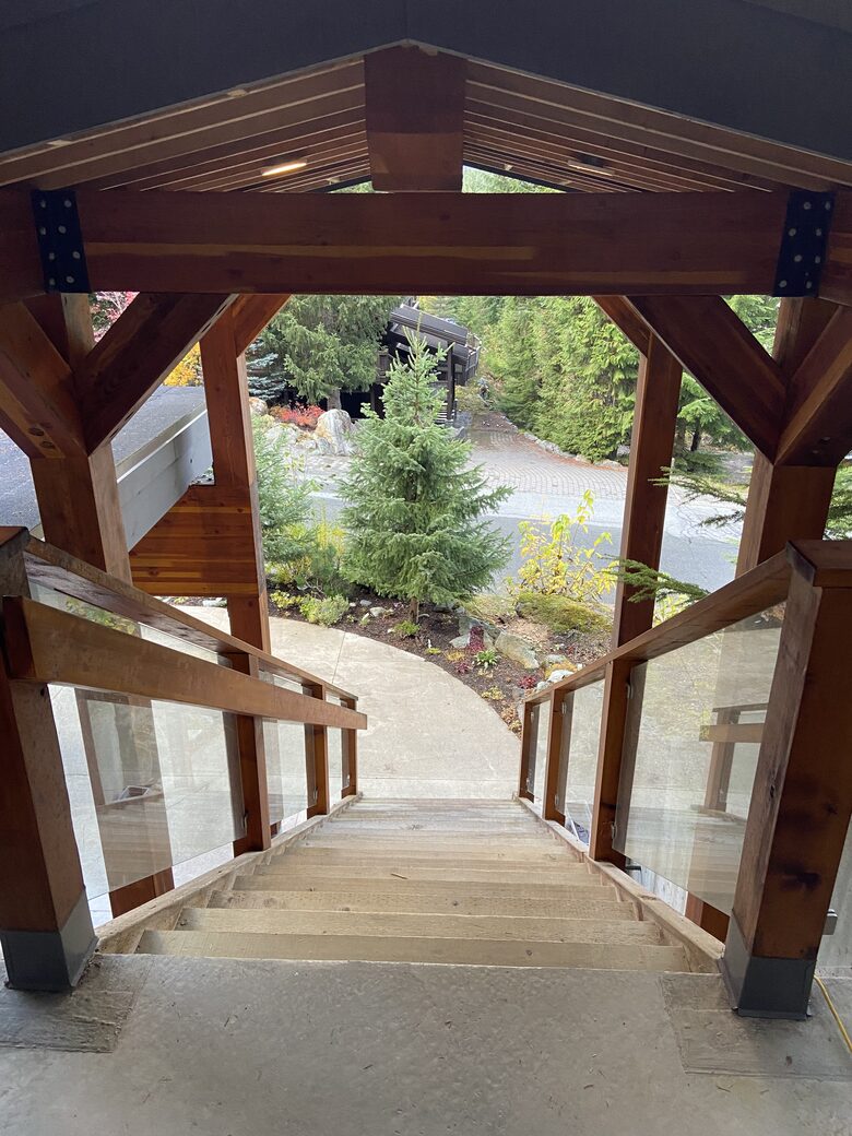 Entrance staircase
