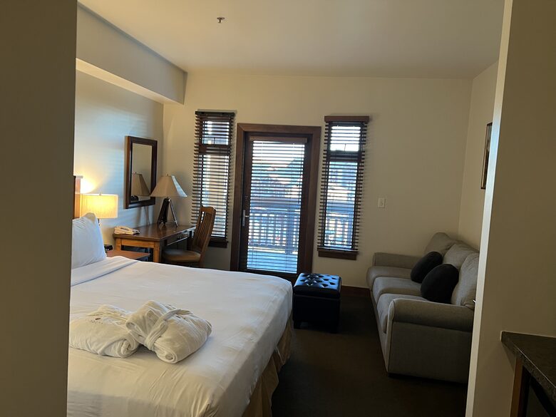 Second bedroom. King bed and memory foam sleep sofa.