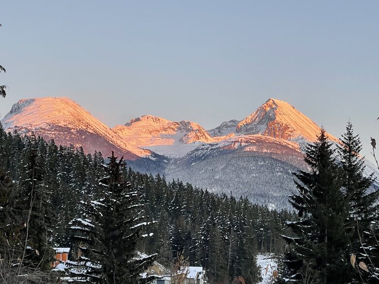 View to Northeast (Wedge and Armchair Mountains)