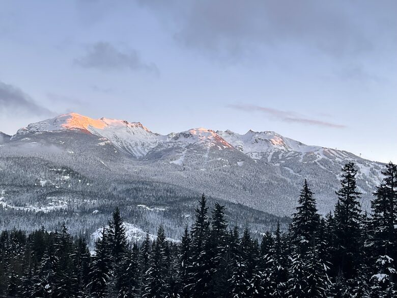 View from deck (Blackcomb Mountain)
