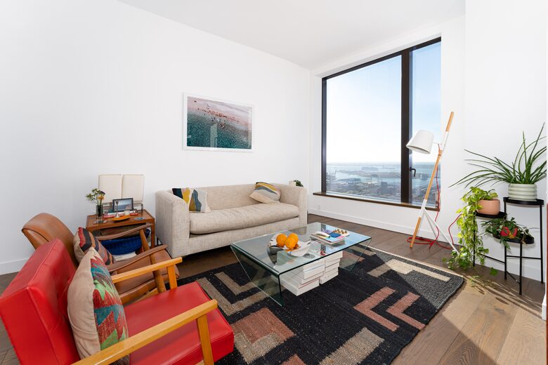 Modern two bedroom Brooklyn apartment with sweeping Manhattan views - New York City, New York
