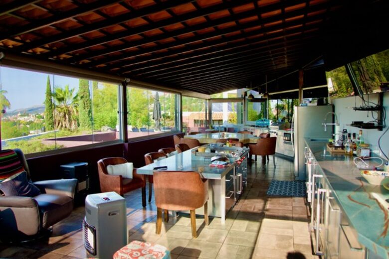 Modern Home with Terrace Kitchen - San Miguel de Allende, Mexico