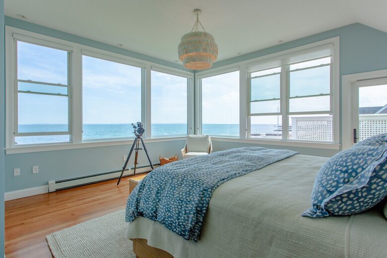 Oceanfront Coastal Chic Meets French Provençal - East Falmouth, Massachusetts