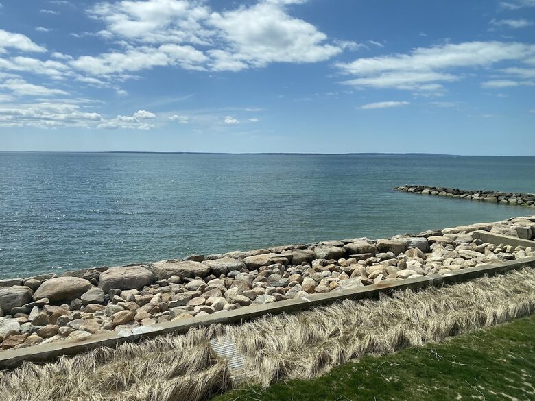 Oceanfront Coastal Chic Meets French Provençal - East Falmouth, Massachusetts