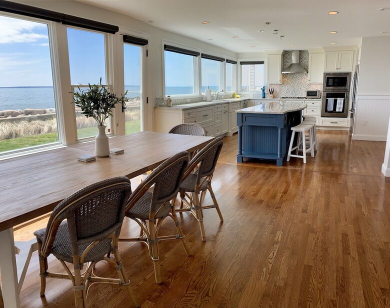 Oceanfront Coastal Chic Meets French Provençal - East Falmouth, Massachusetts