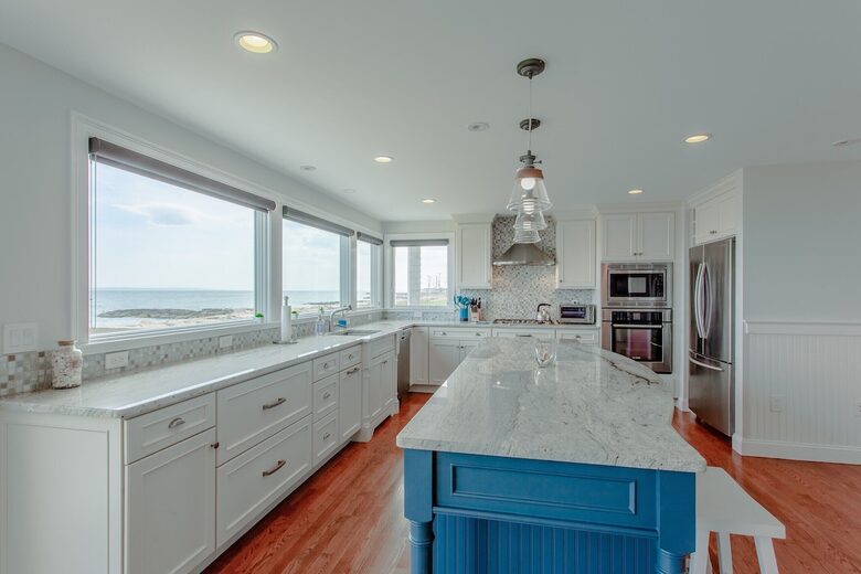 Oceanfront Coastal Chic Meets French Provençal - East Falmouth, Massachusetts