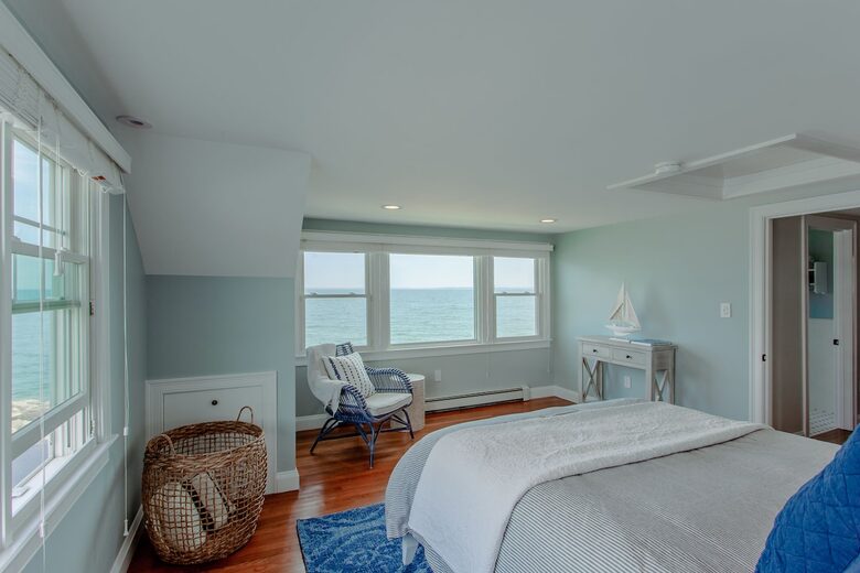 Oceanfront Coastal Chic Meets French Provençal - East Falmouth, Massachusetts