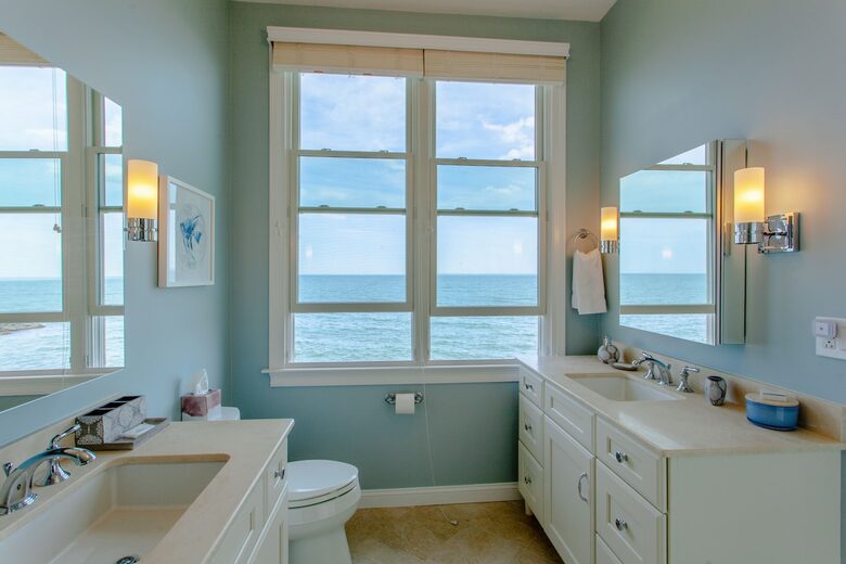 Oceanfront Coastal Chic Meets French Provençal - East Falmouth, Massachusetts