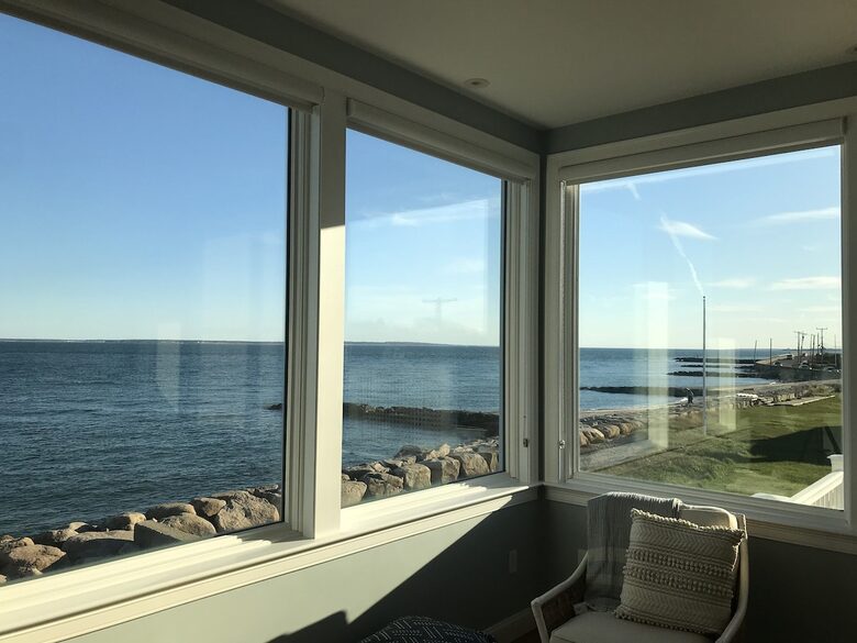 Oceanfront Coastal Chic Meets French Provençal - East Falmouth, Massachusetts