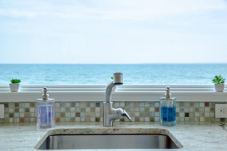 Oceanfront Coastal Chic Meets French Provençal - East Falmouth, Massachusetts