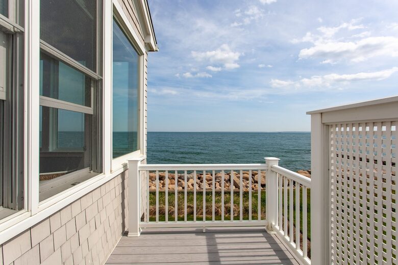 Oceanfront Coastal Chic Meets French Provençal - East Falmouth, Massachusetts
