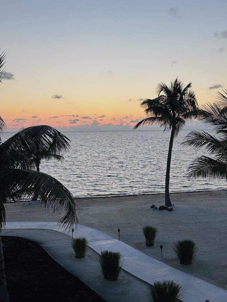 sunrise from balcony