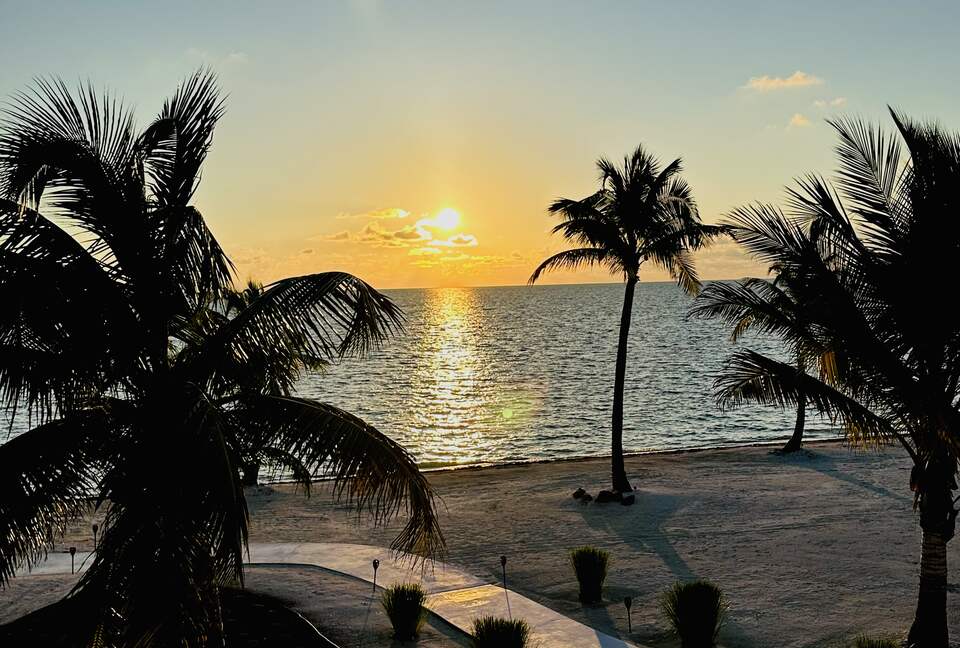 sunrise from balcony