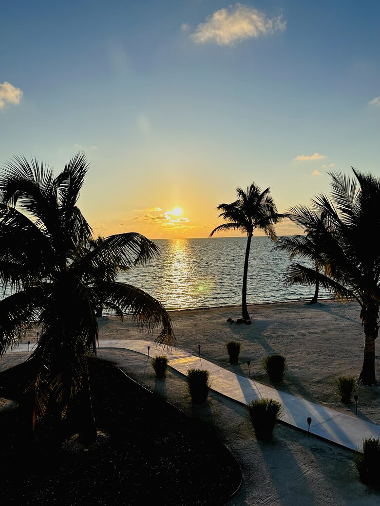 sunrise from balcony
