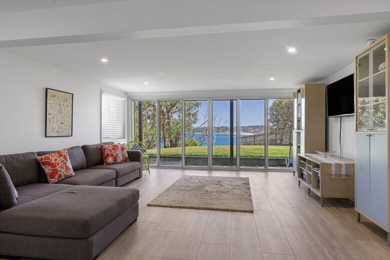Lower living area
