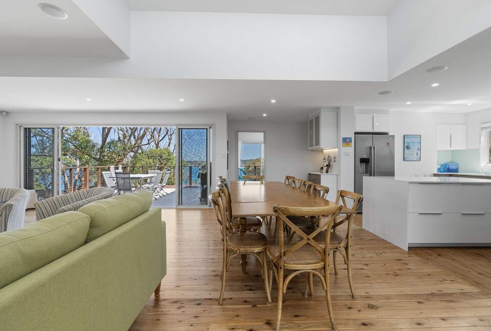 Main Living Area, dining and kitchen