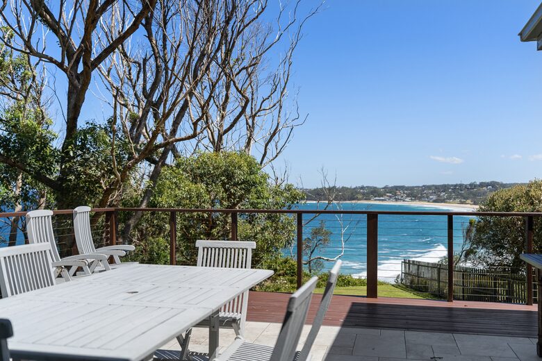 View of Mollymook main beach