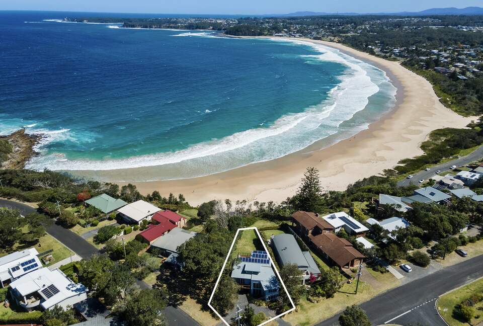 Aerial view - short walk down stairs to world class beach
